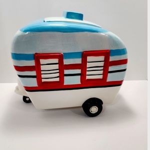 Cookie Jar Ceramic Hand Painted Camper
Rv Cookie Jar